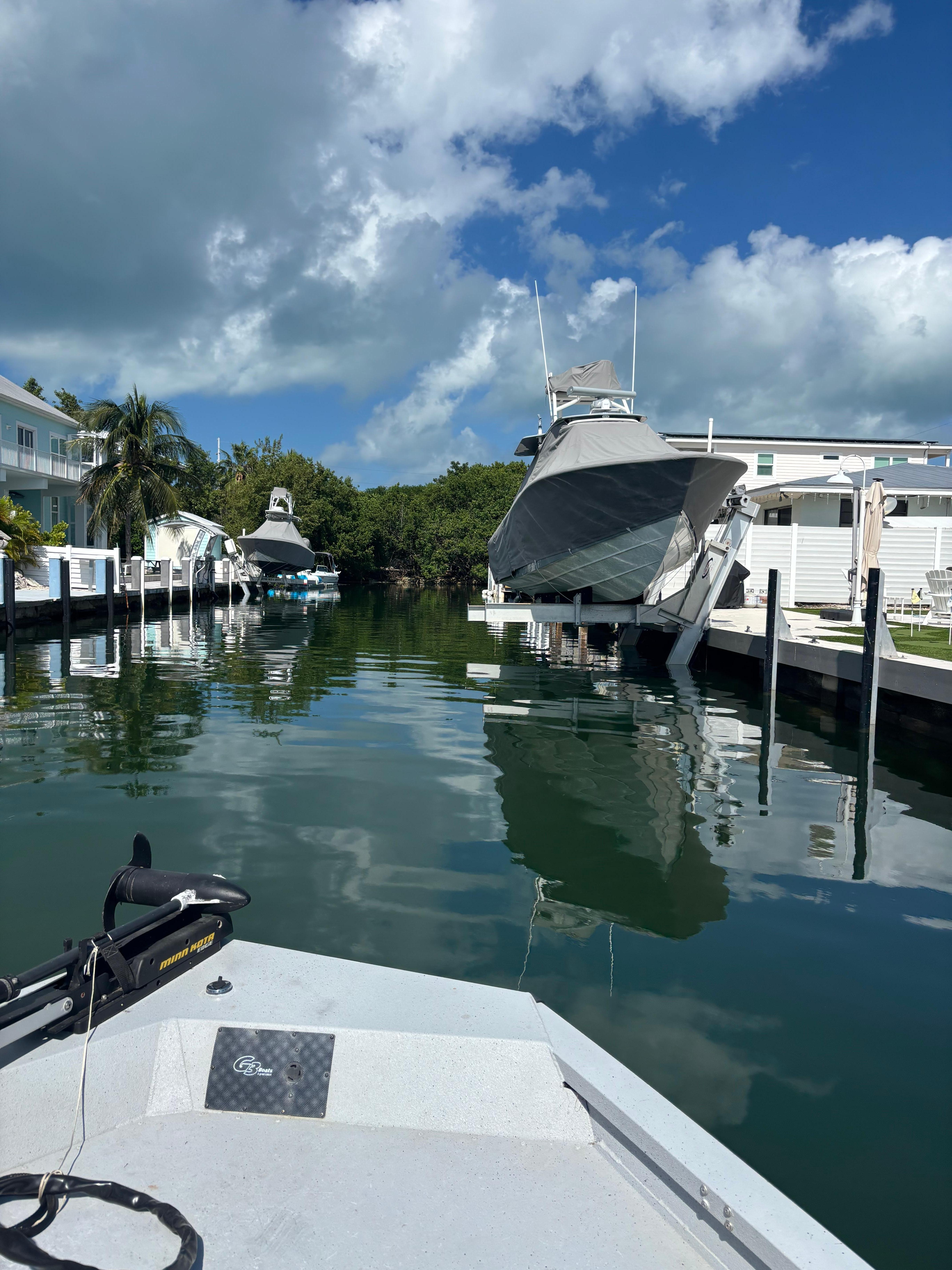 The canal just steps from the back door!