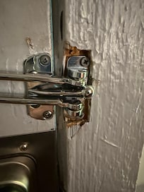Broken door latch