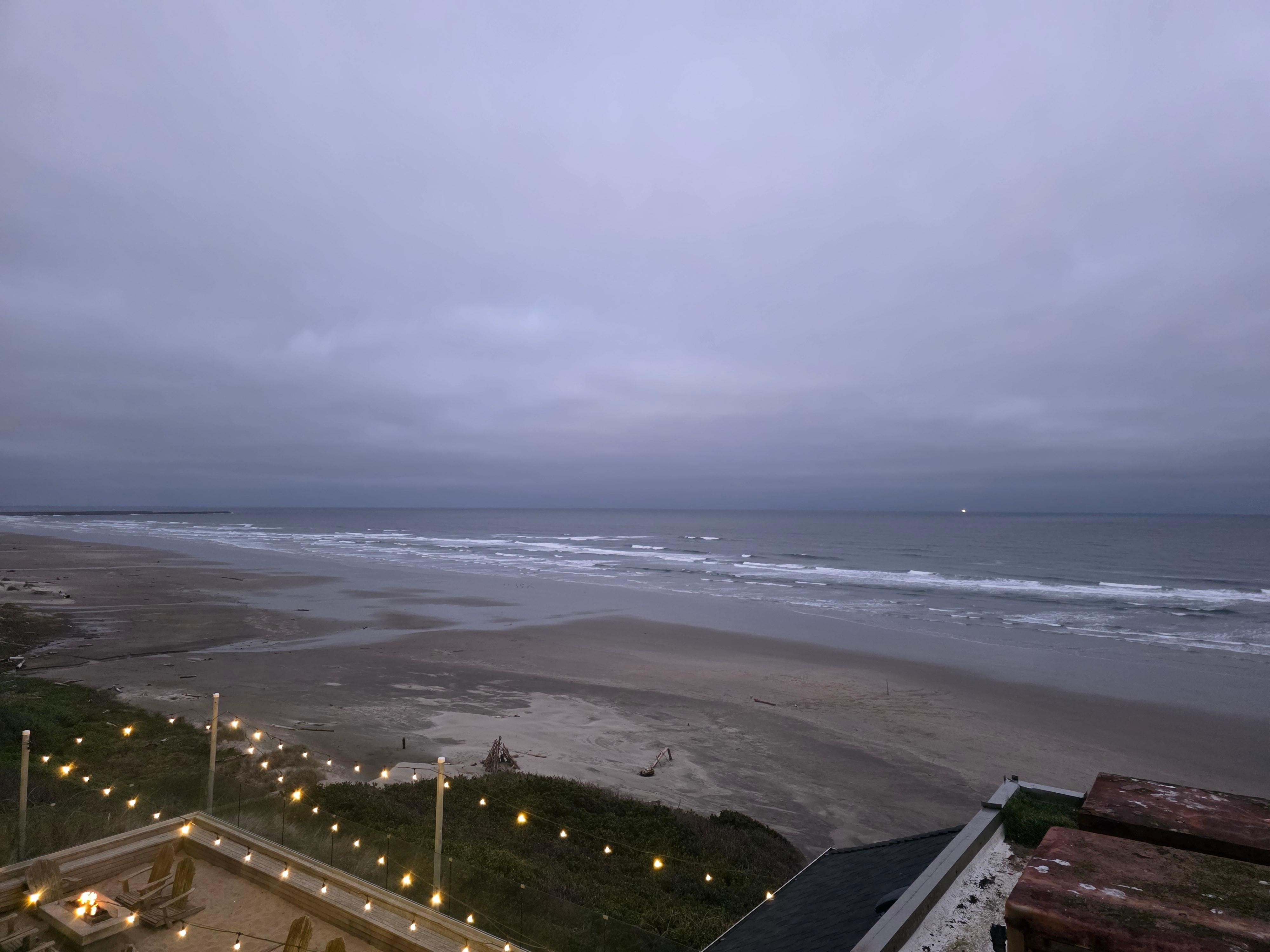 View from the balcony. 