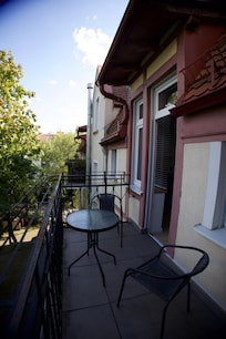 Balkon til morgenmad!