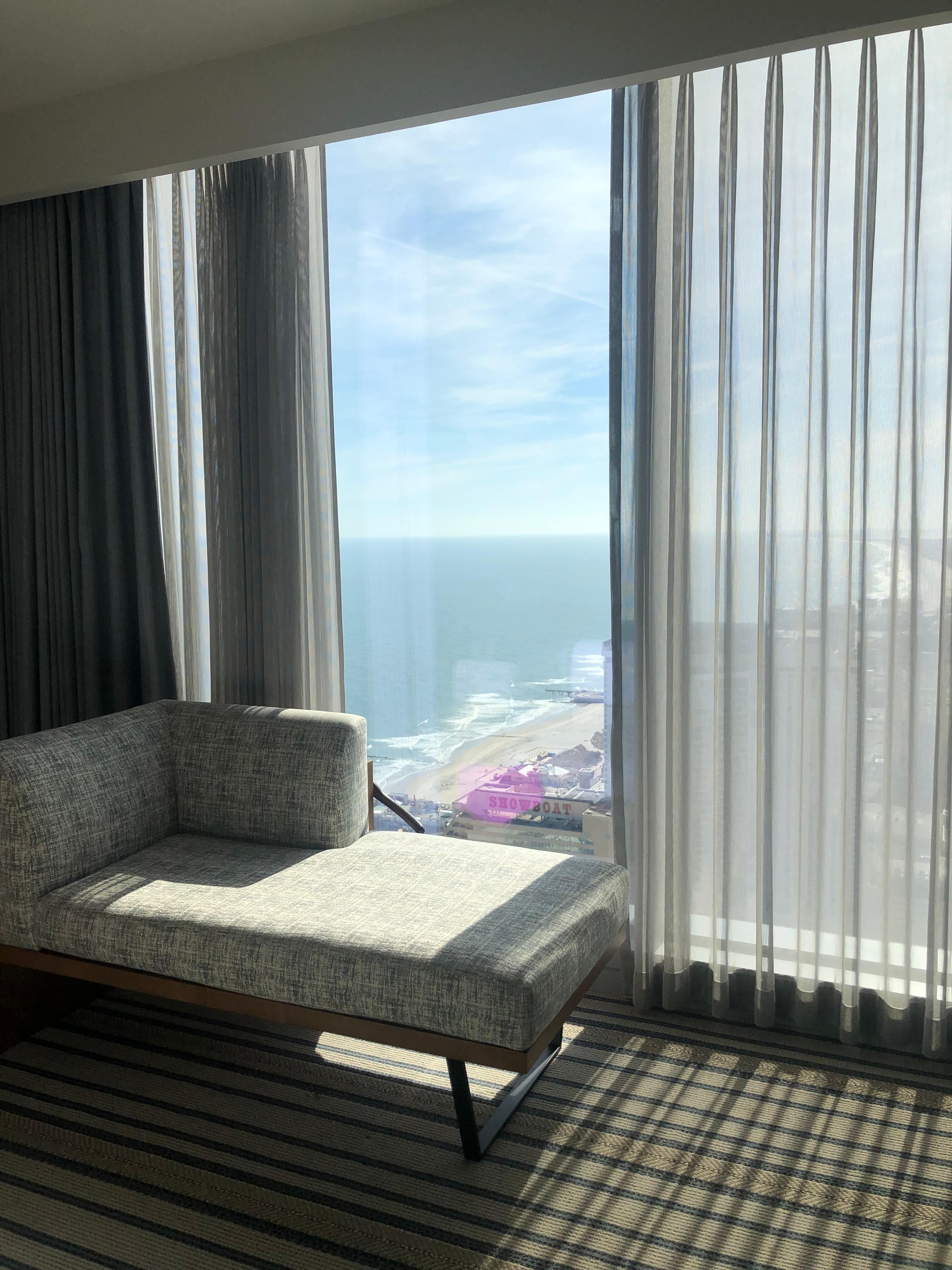 My room I was on the 46th floor. 