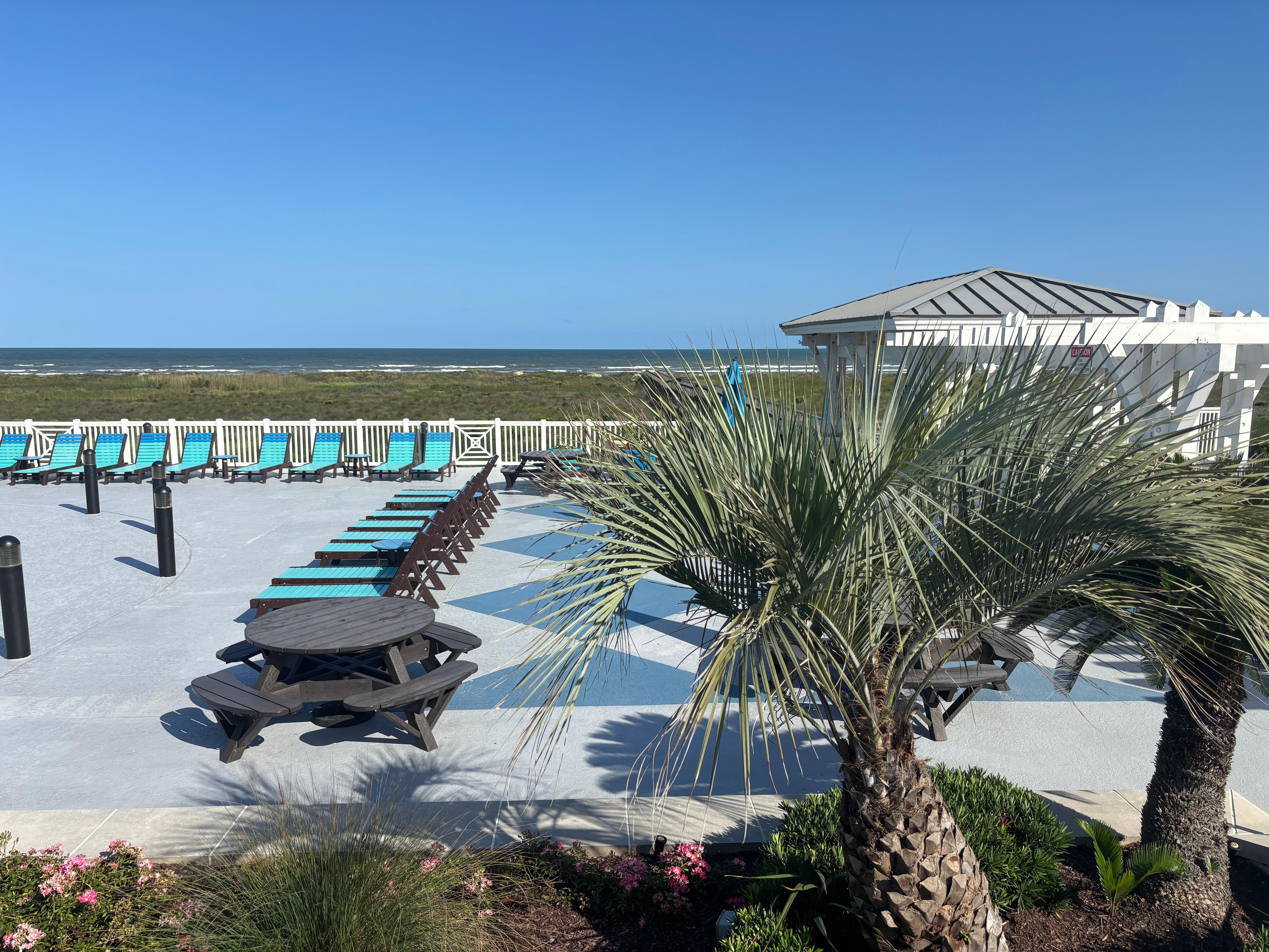 View from pool