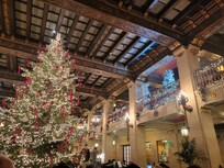Lobby in the Holidays
