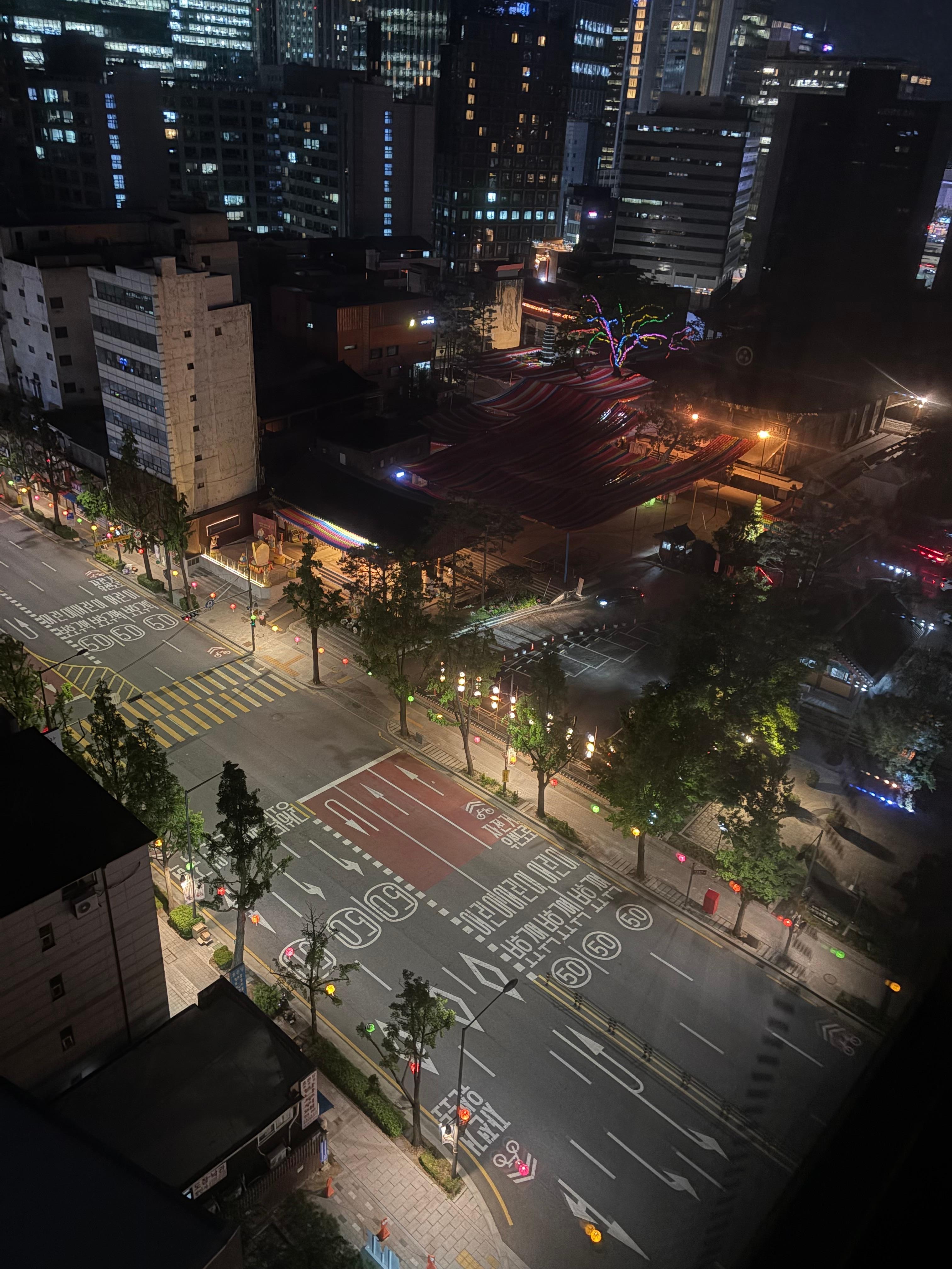 Vista desde la habitación. 