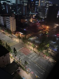 Vista desde la habitación.