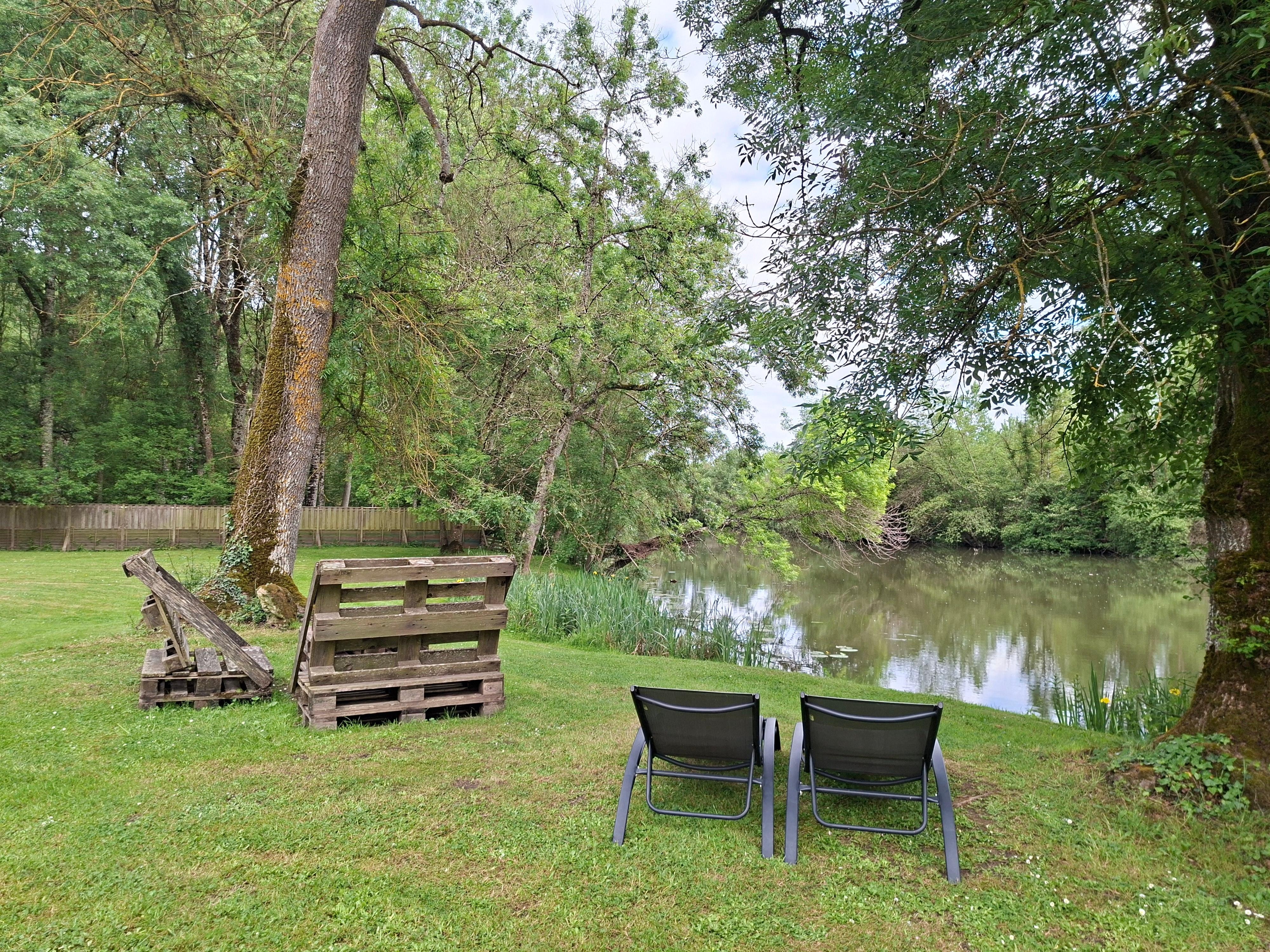 Se prélasser au bord de l'Indre