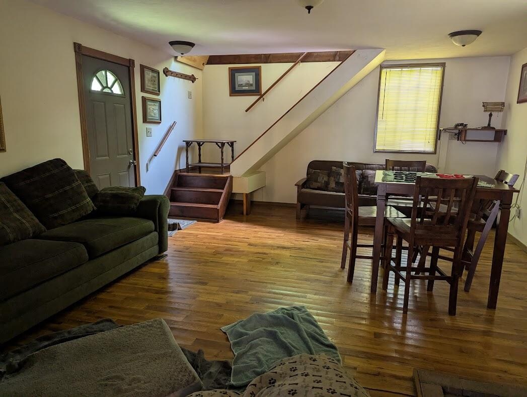 "Garage" interior lower level