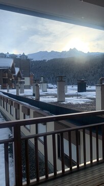 View from the balcony