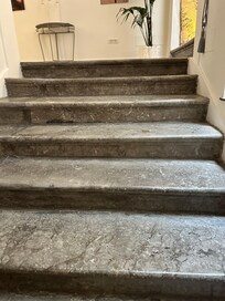 I just loved the historic details — these stairs are hundreds of years old