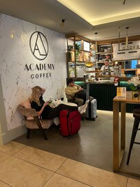 A little coffee shop inside