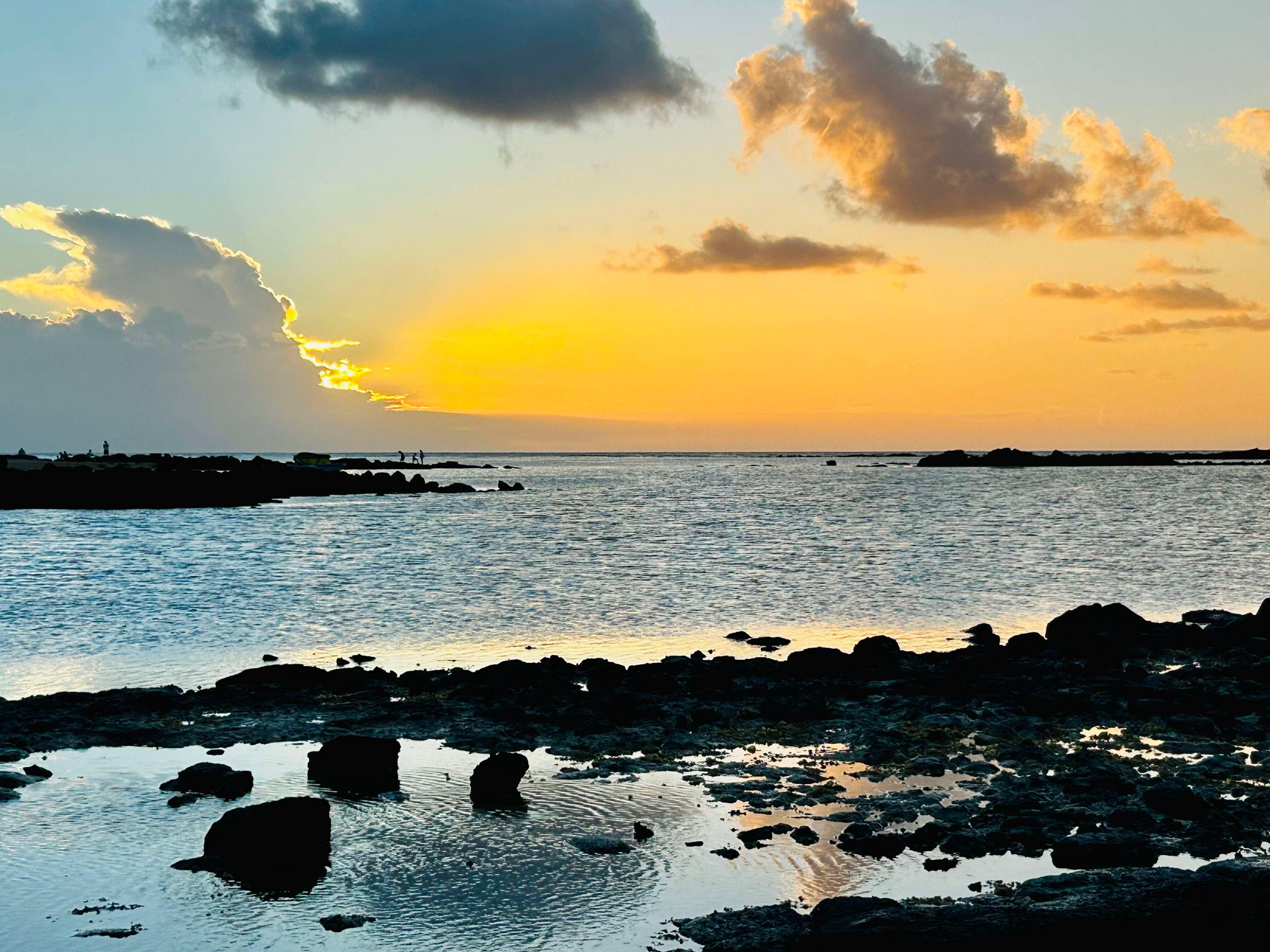 Sunset off the point