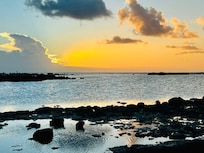 Sunset off the point