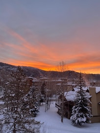 Sunrise from back balcony