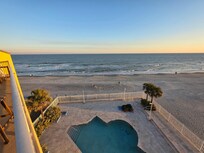 Pool view from the patio. Love it.