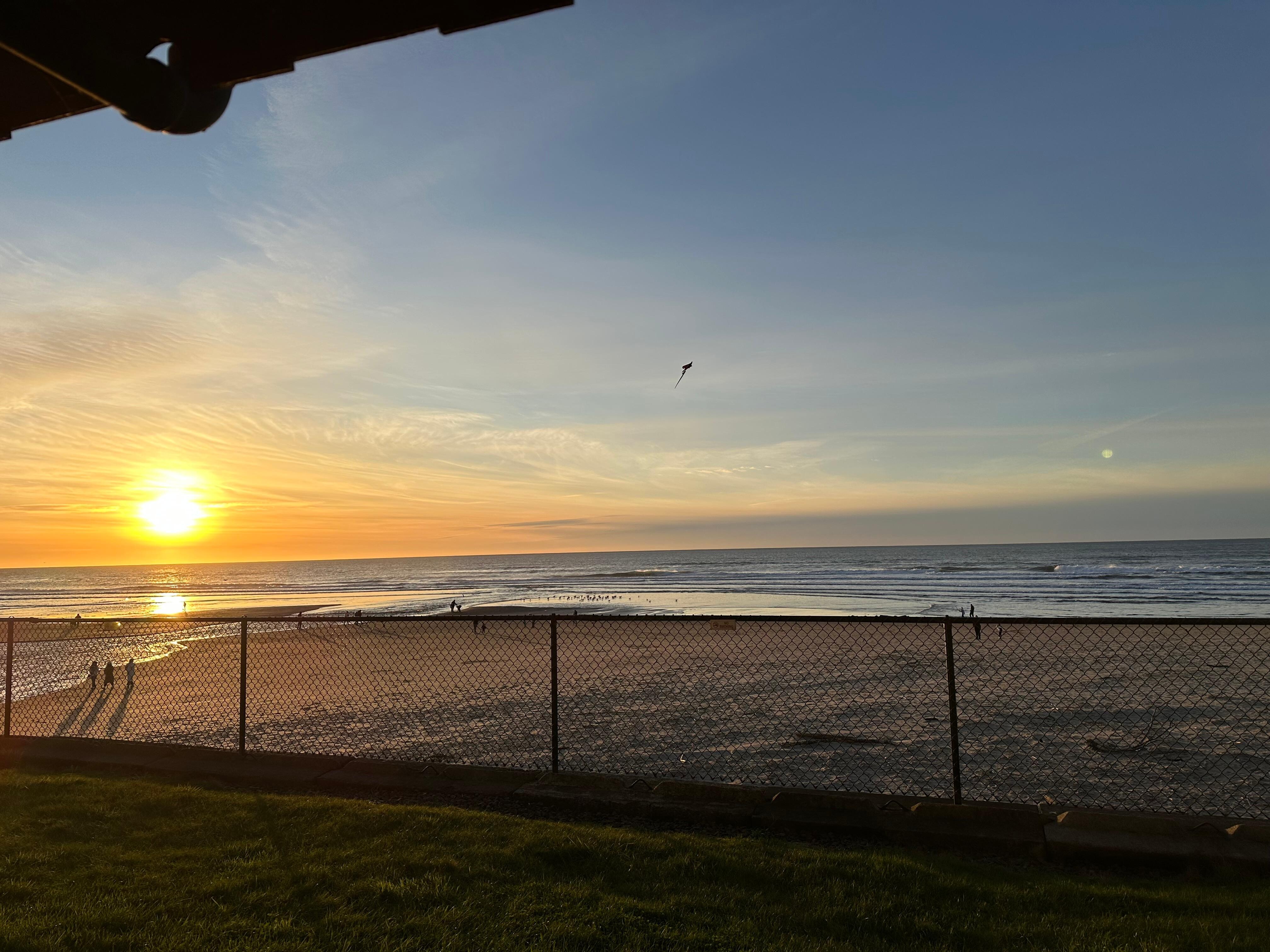 View from the living room slider. 