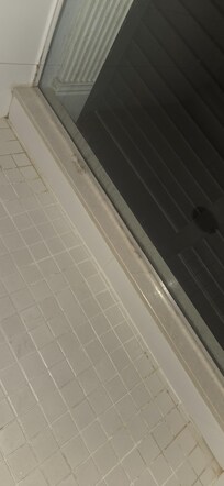 Potential mold in bathroom.