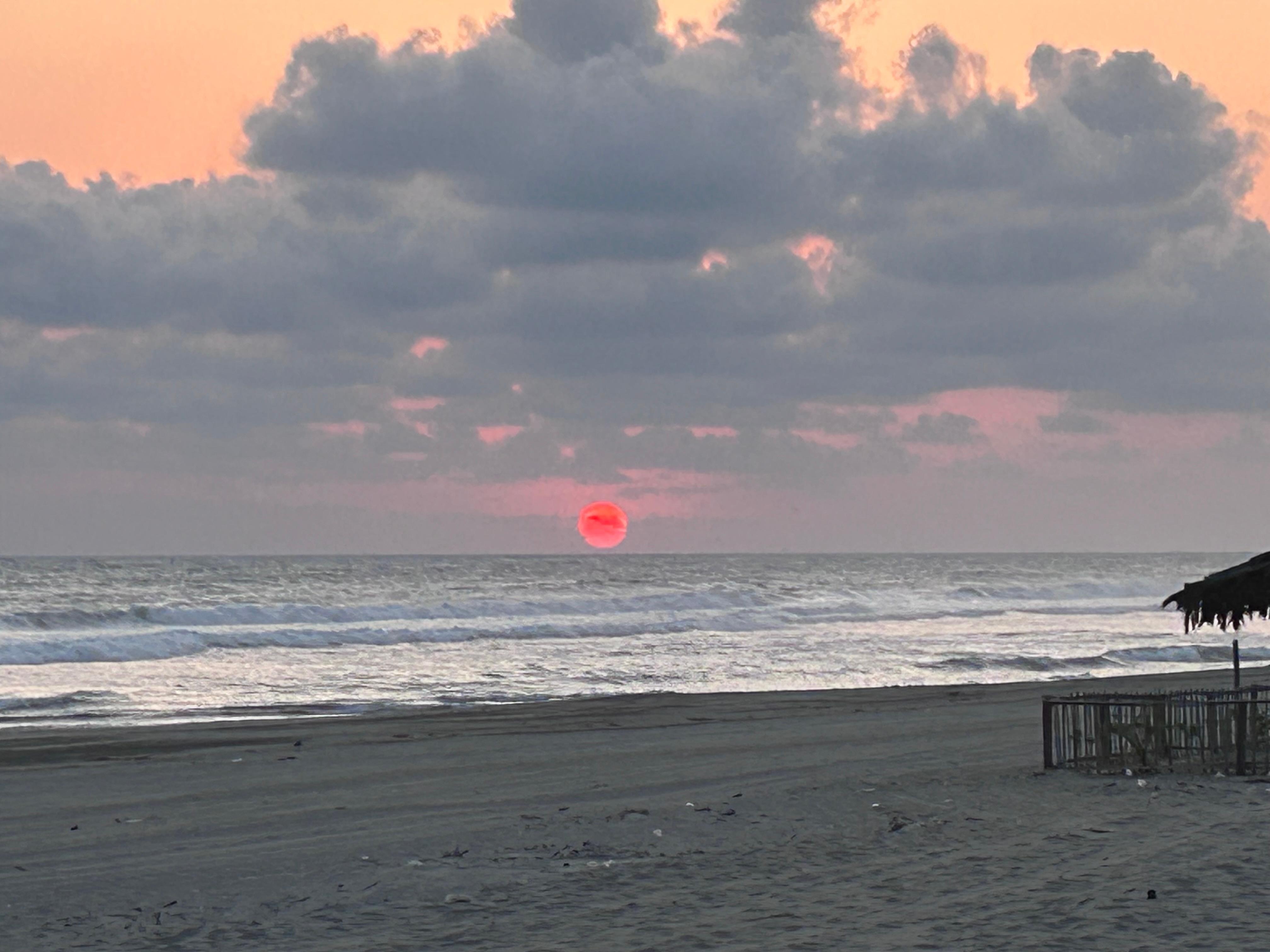 Puesta de sol impresionante