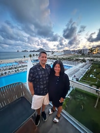 View from balcony bar