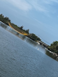 View from resort restaurant