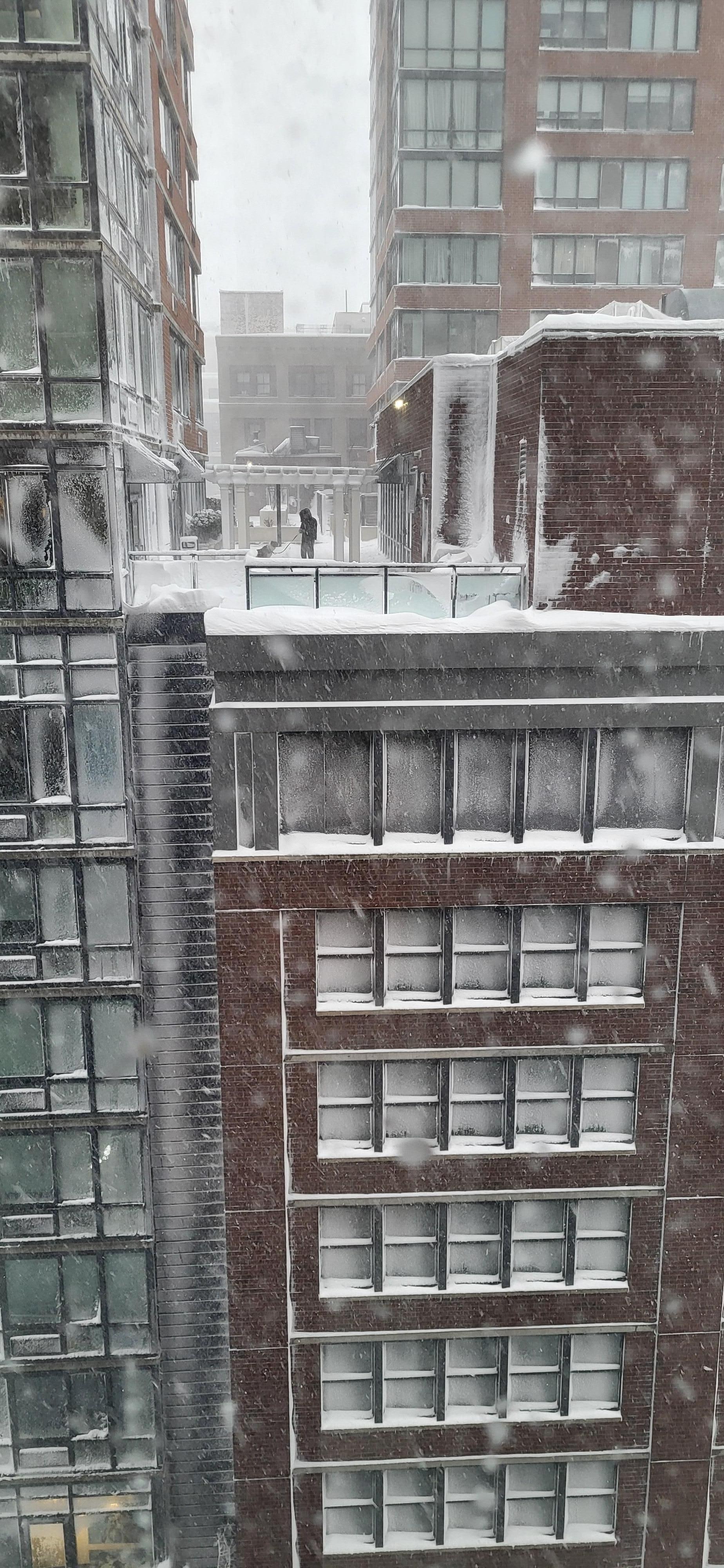 Looking across the street from 727