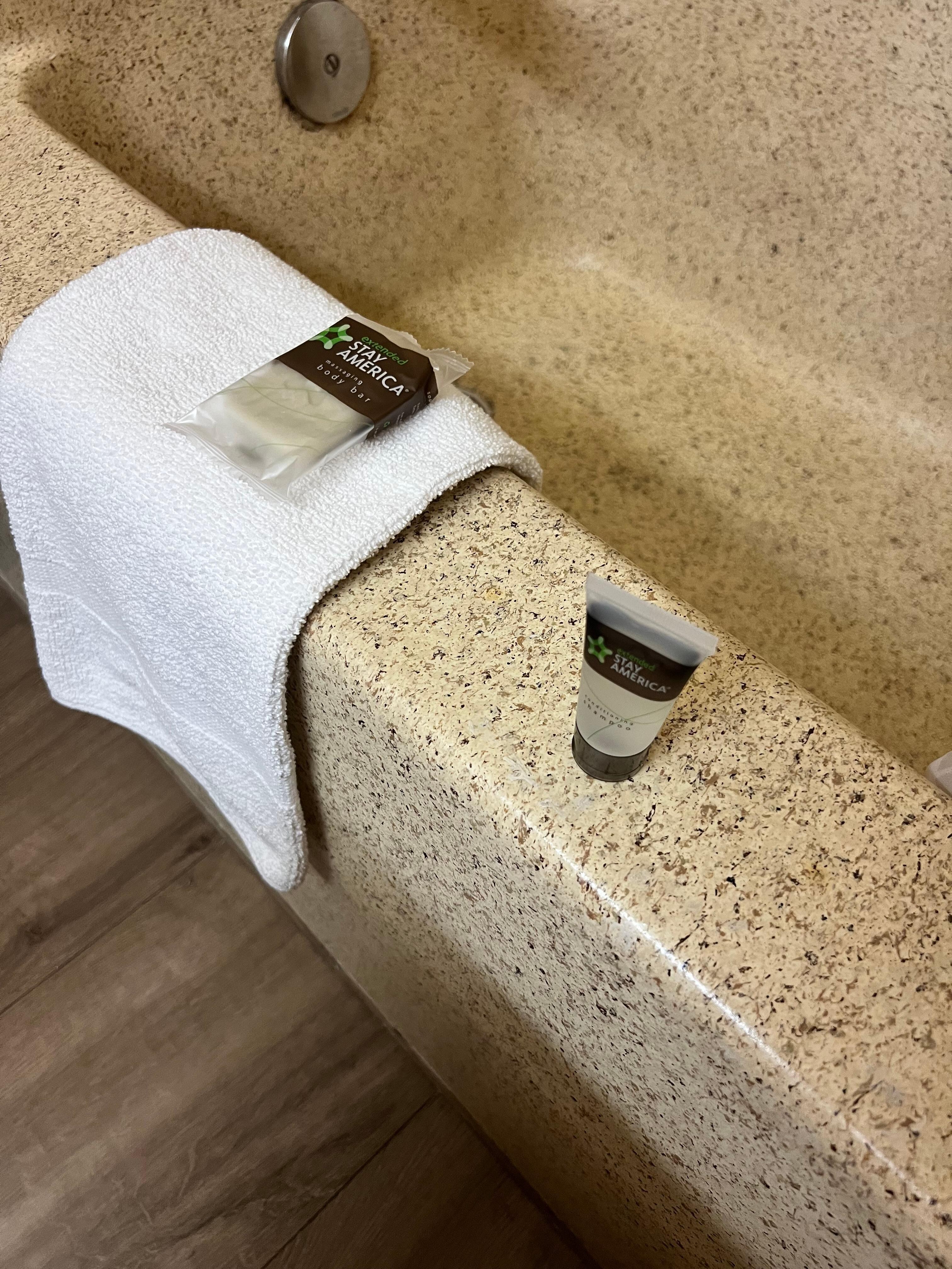 All that was provided for personal hygiene 