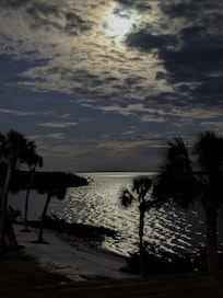 Moonrise from the balcony