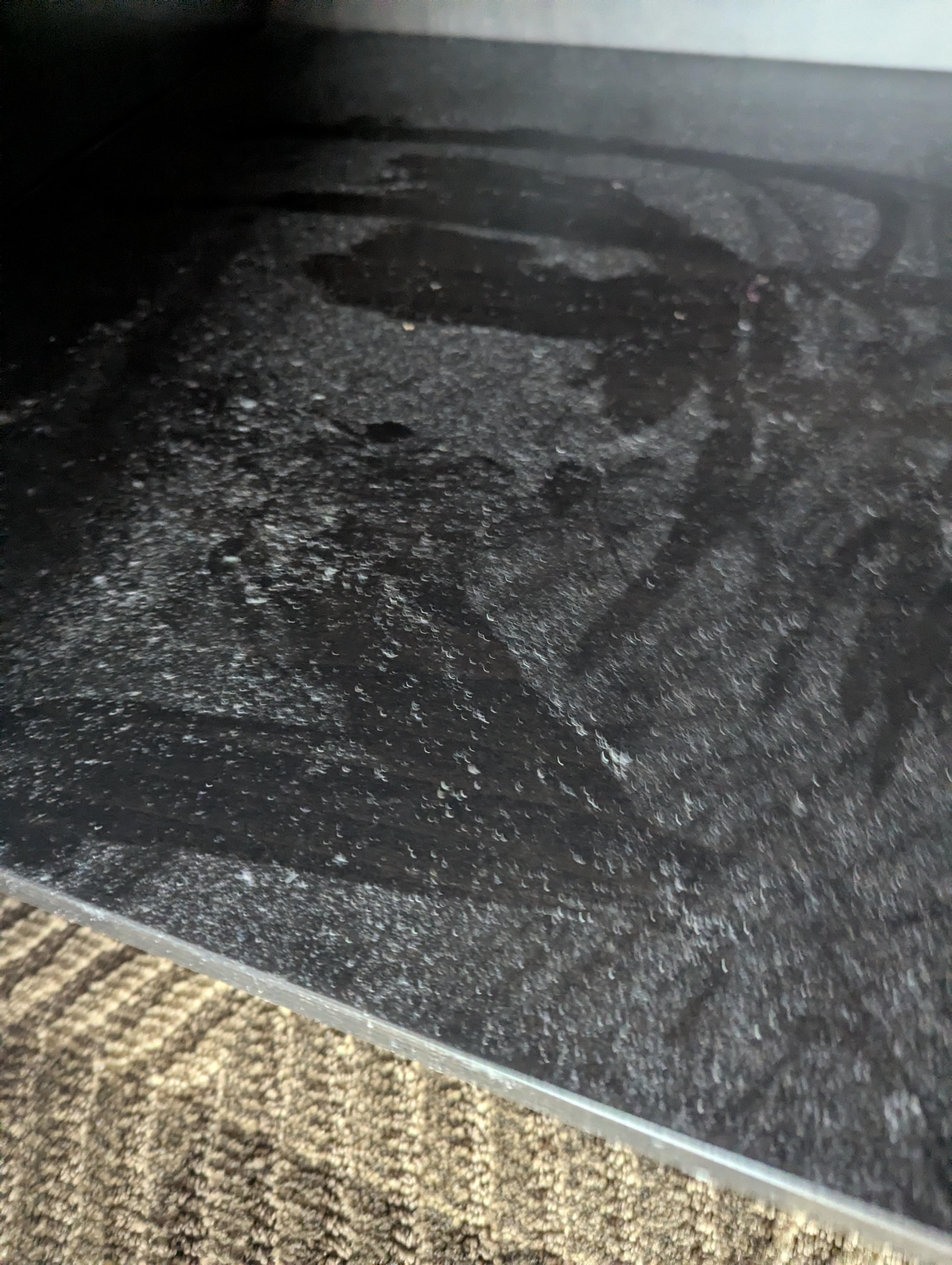 This is the dust on the furniture.
