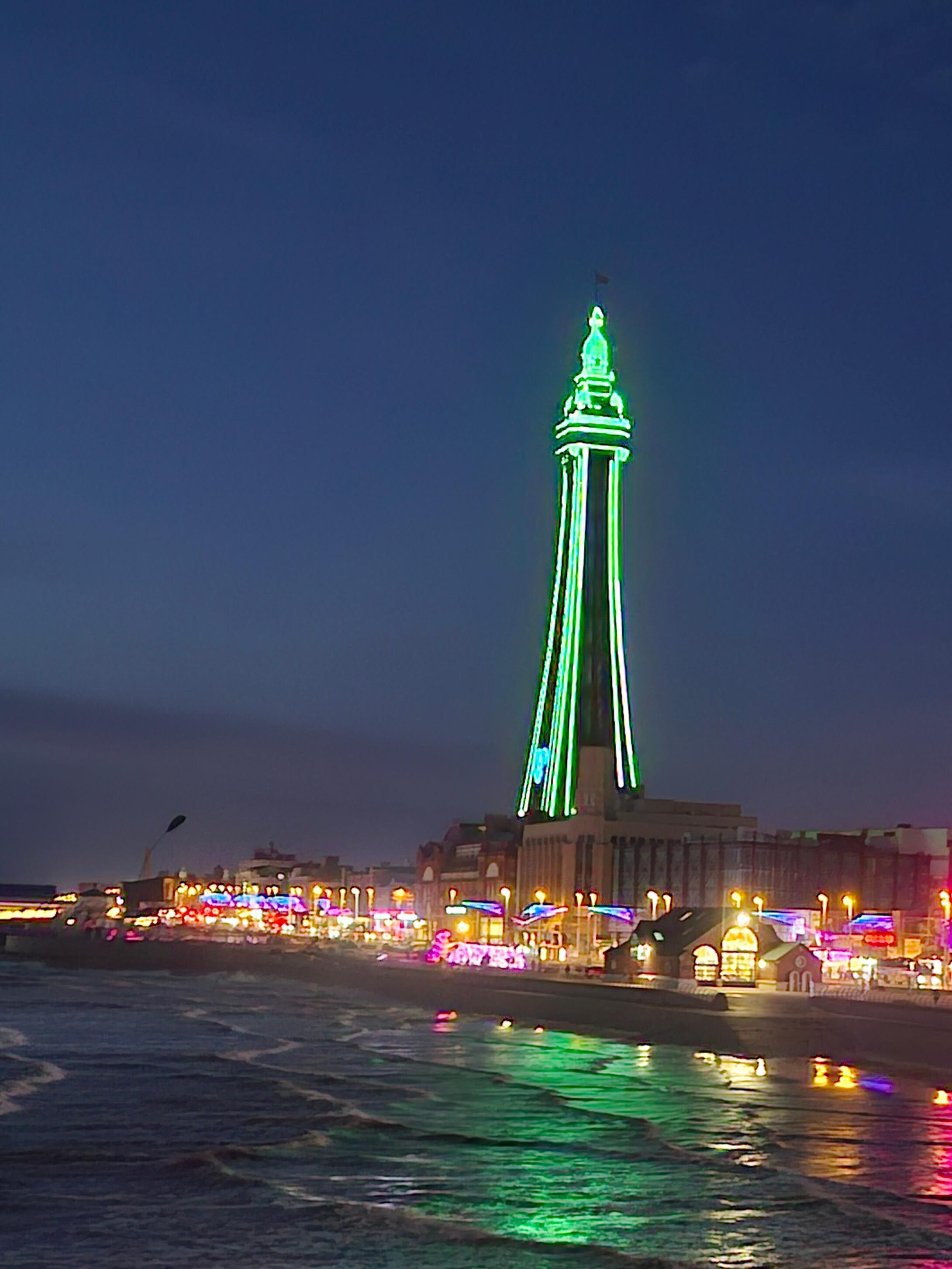 Did not have to go far to see the lights.