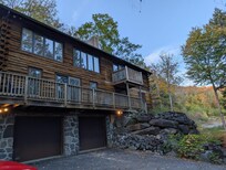 Front side view of the house