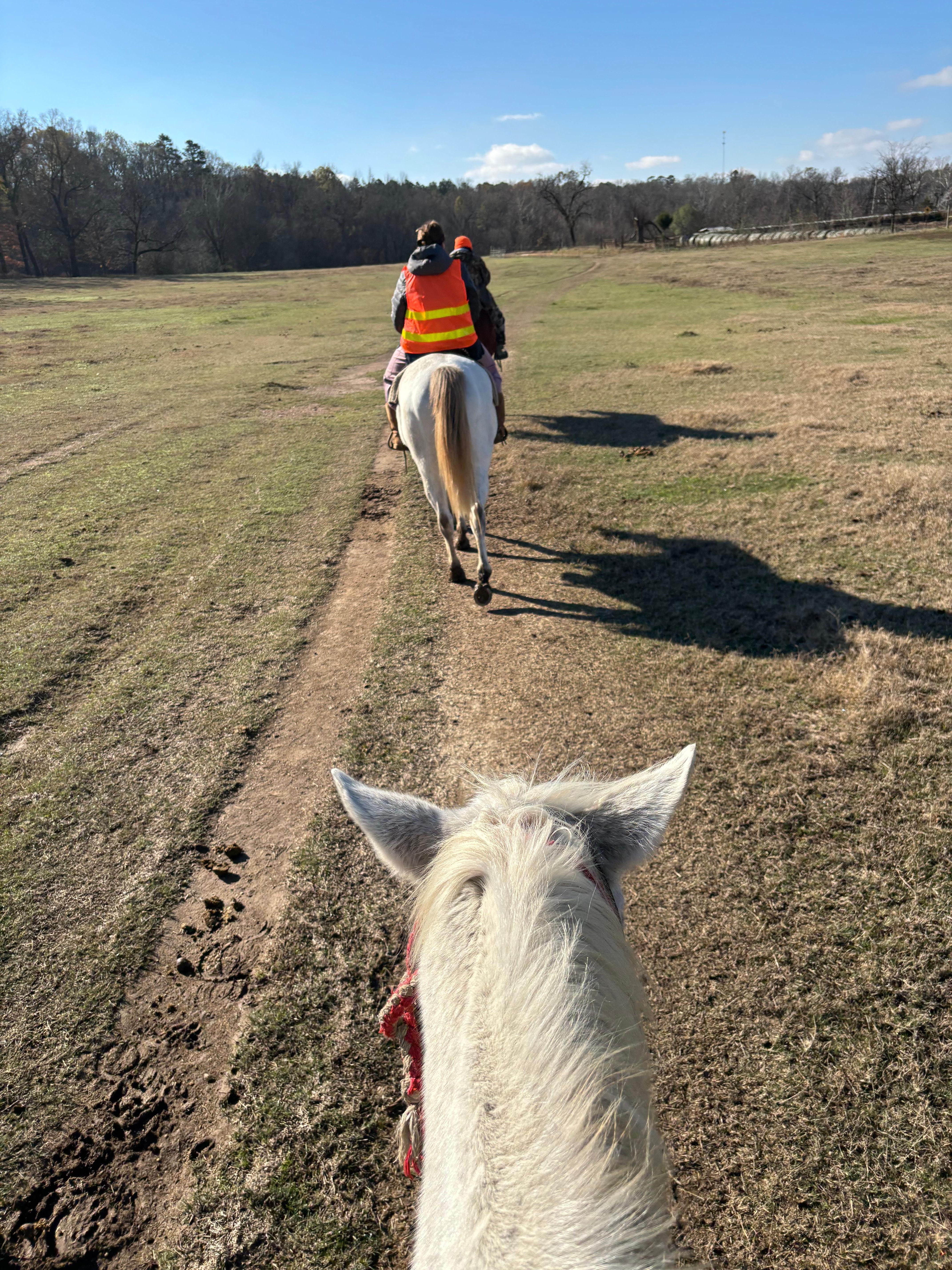 On the horses at Riverman with friendly guides