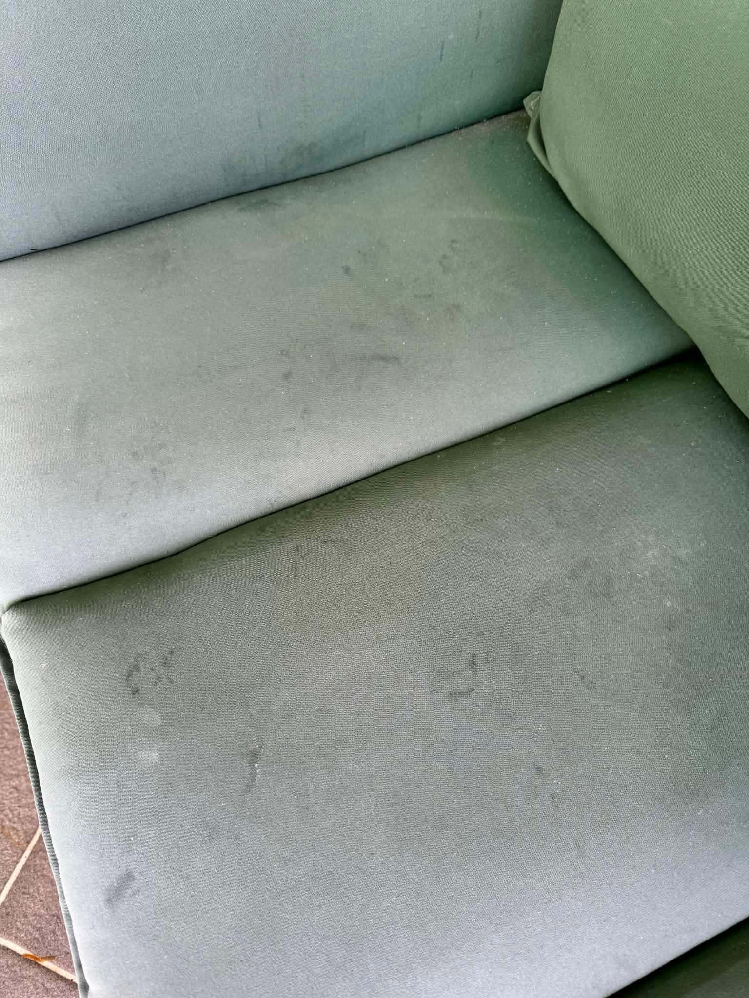 Dirty old outdoor setting