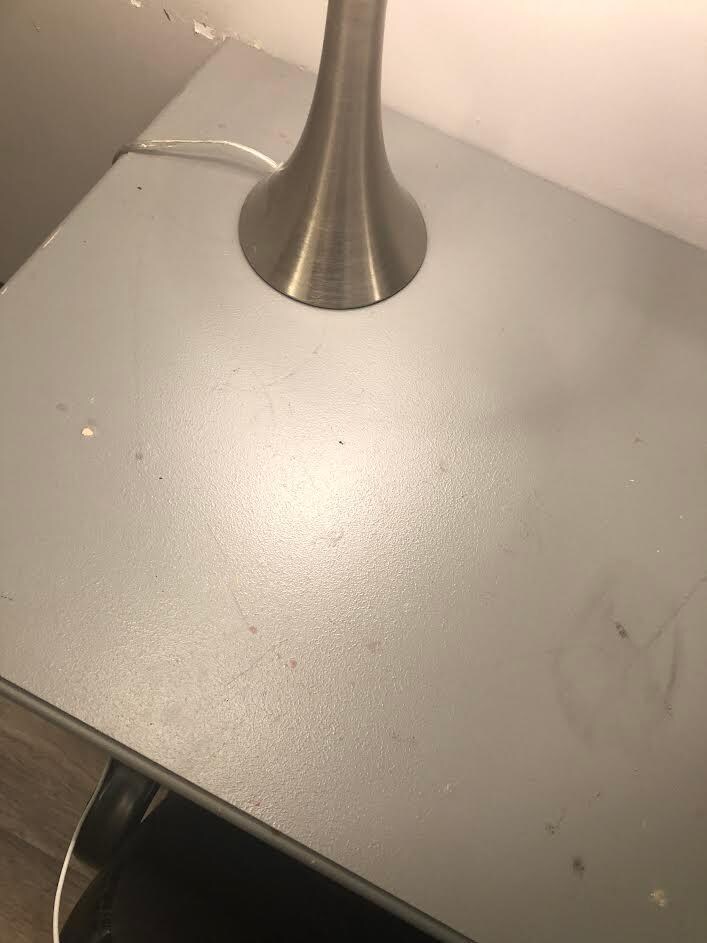 dirty desk