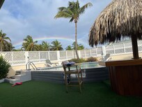 Rainbow in the backyard