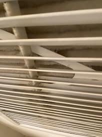 Dust is thick. Filter had not been changed in what looks like years.