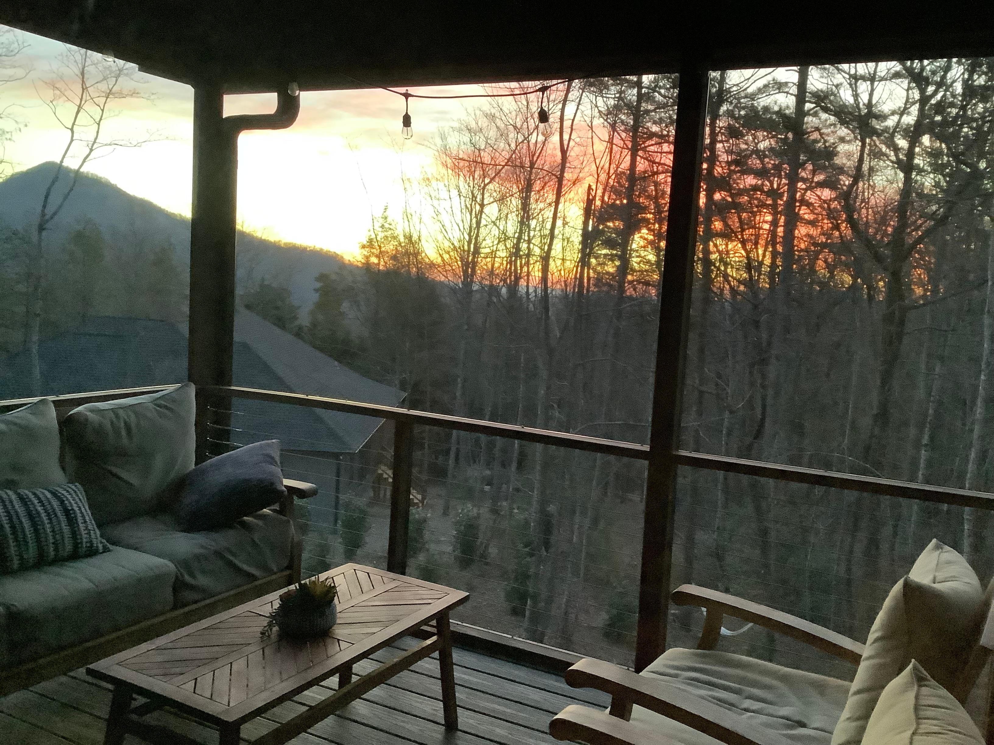 Even while on vacation I got up early every morning to see this beautiful sunrise!