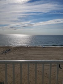 View from our seventh floor balcony.