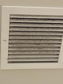 Dusty dirty vents