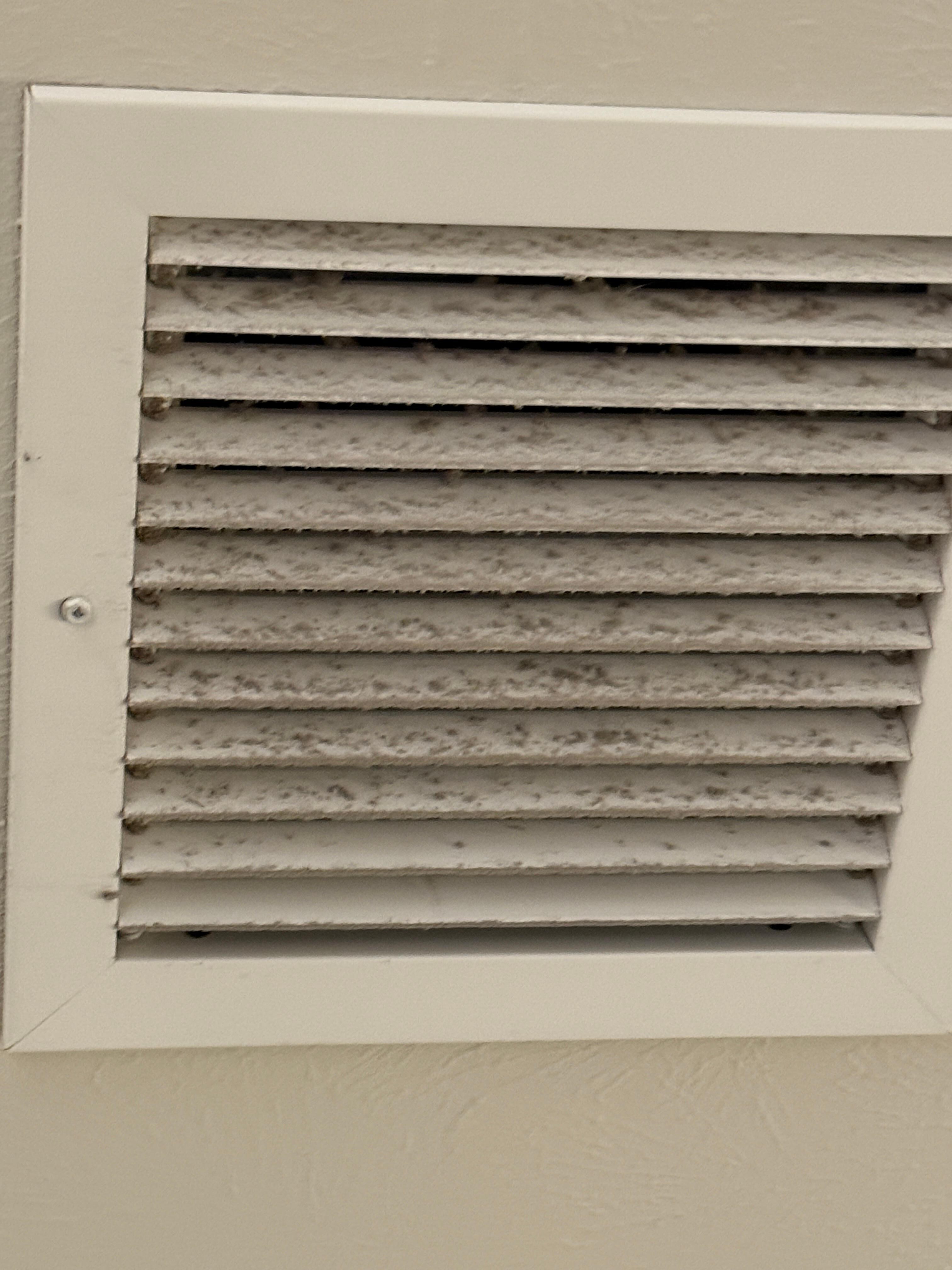 Dusty dirty vents