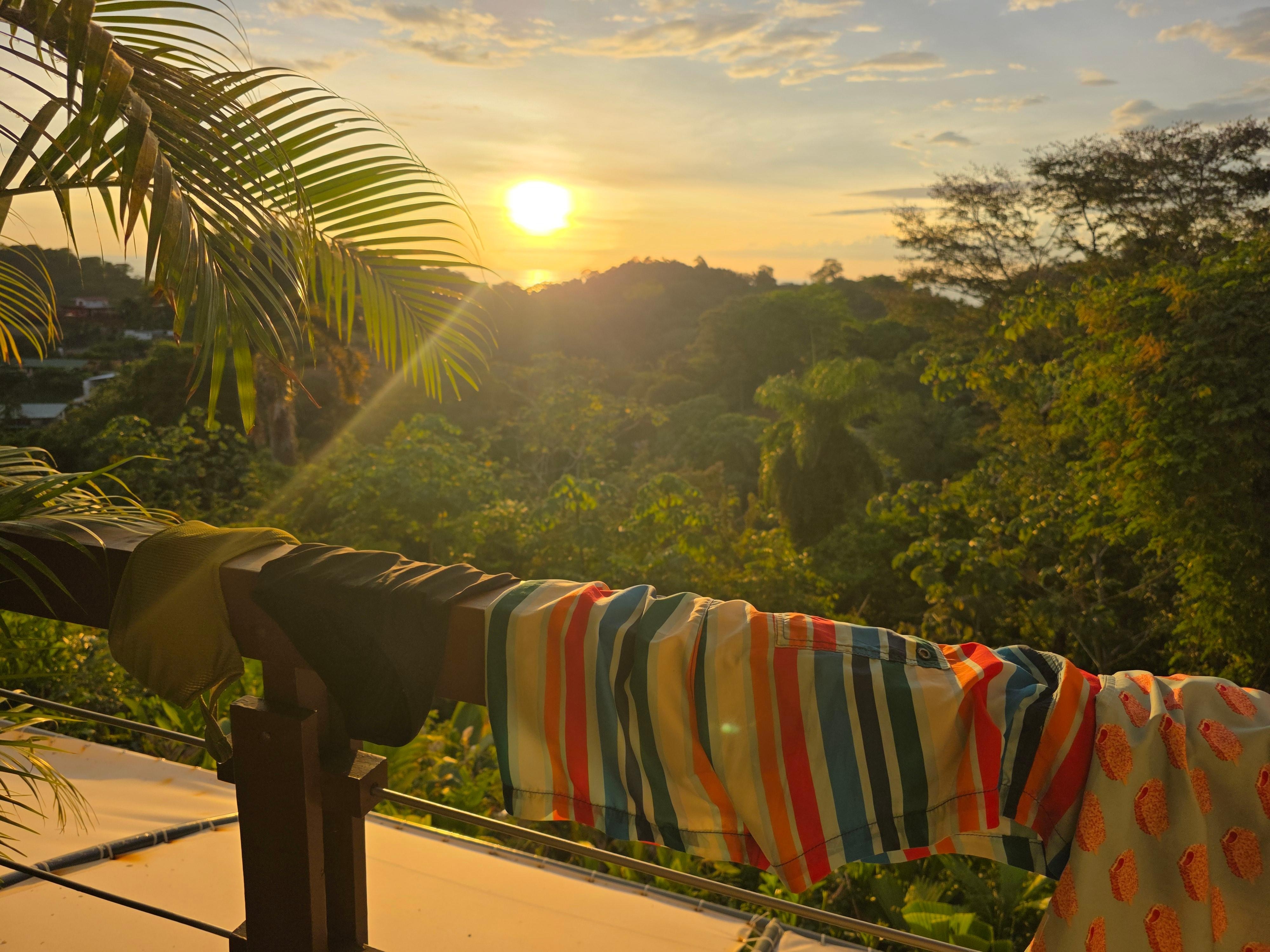 View from our balcony