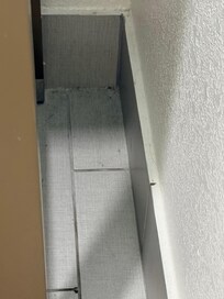 Floor in the bathroom