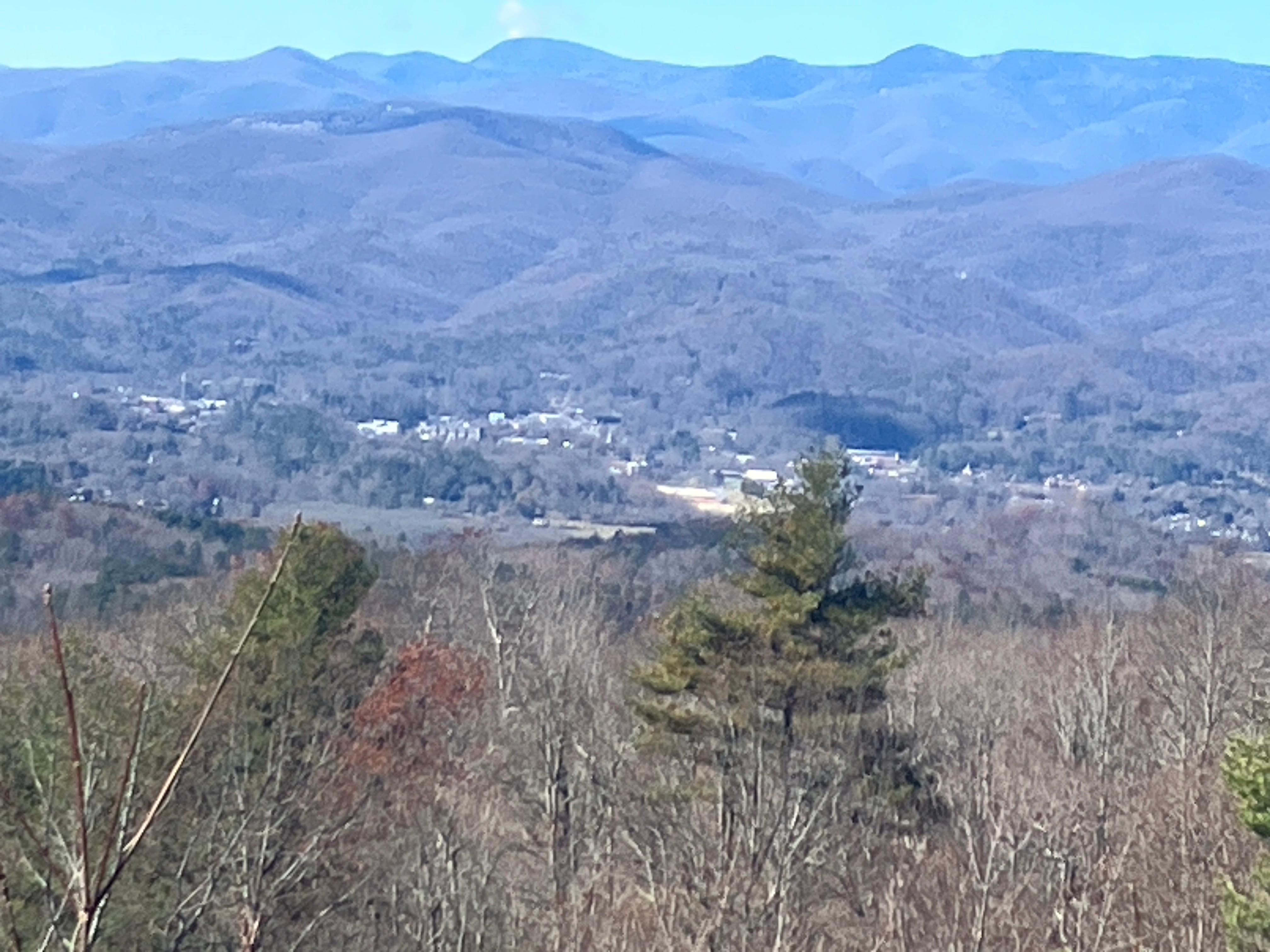 View of Brevard from house