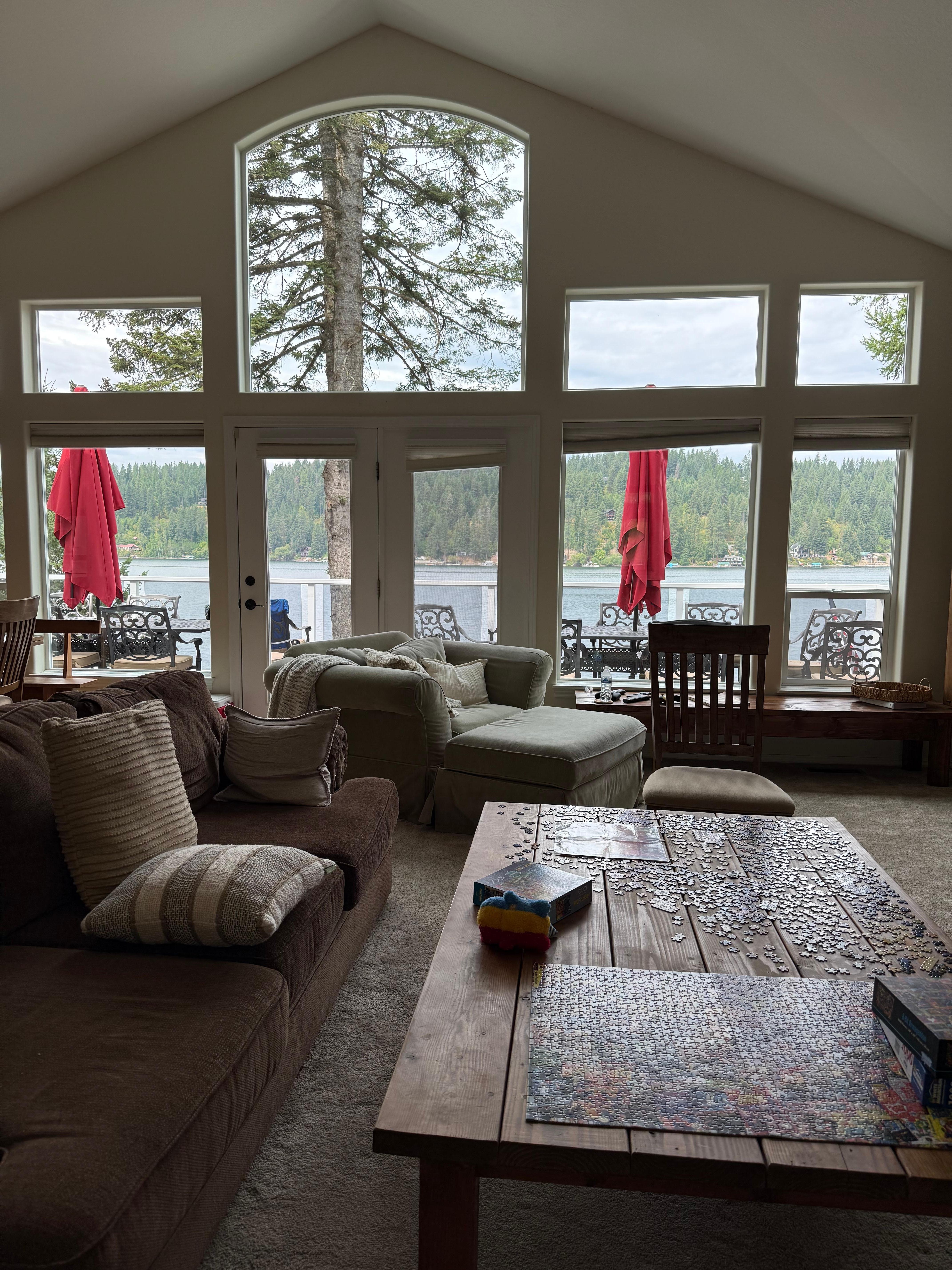 View immediately upon entering the home