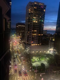 Balcony view towards Elliott Bay