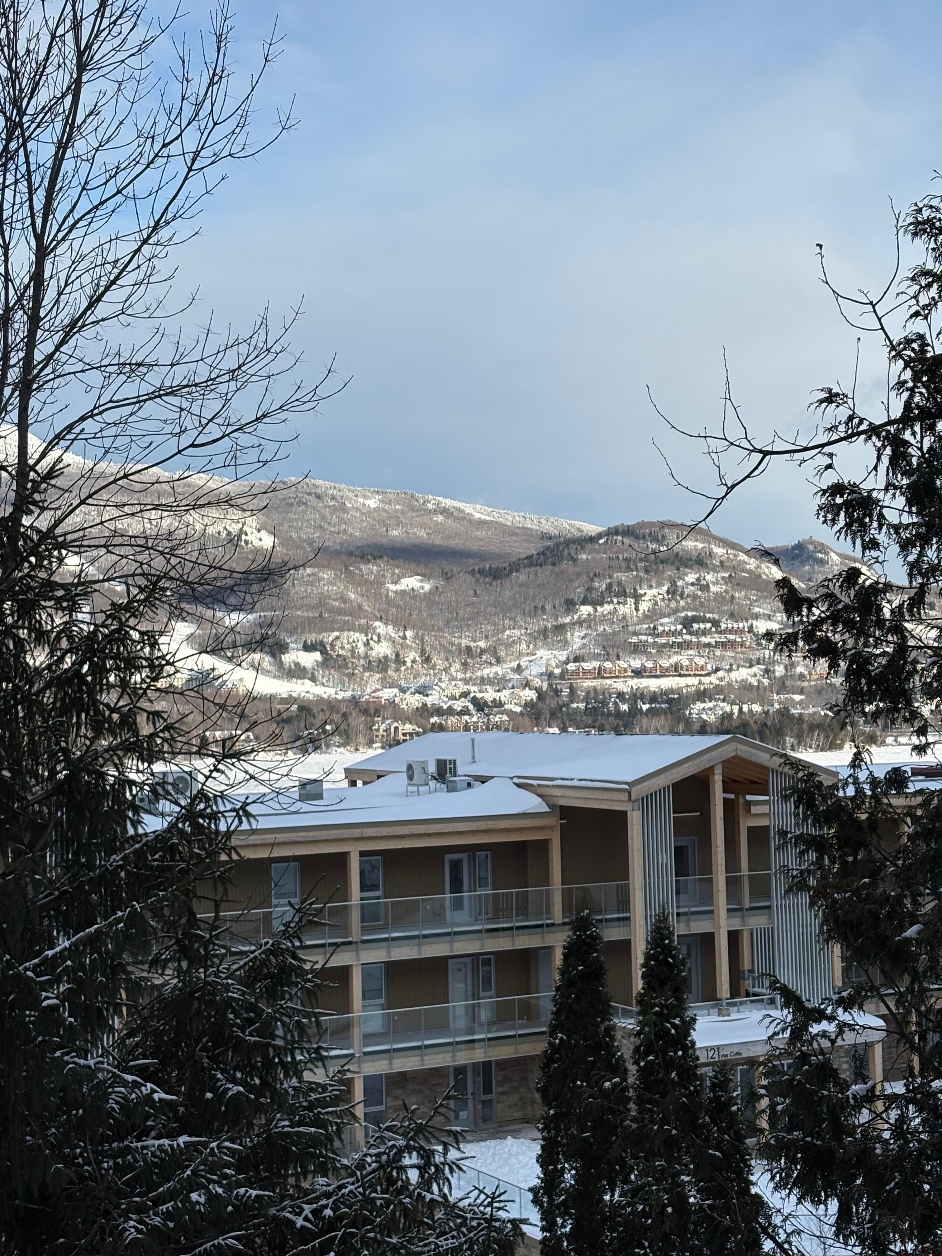 Gorgeous views of the ski hills!