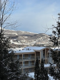 Gorgeous views of the ski hills!