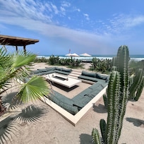 Sunken fire pit