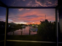 Sun set from pool deck