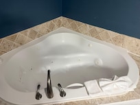 Spacious spa bath