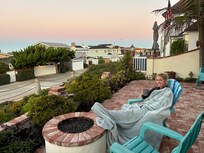 Watching the sun set