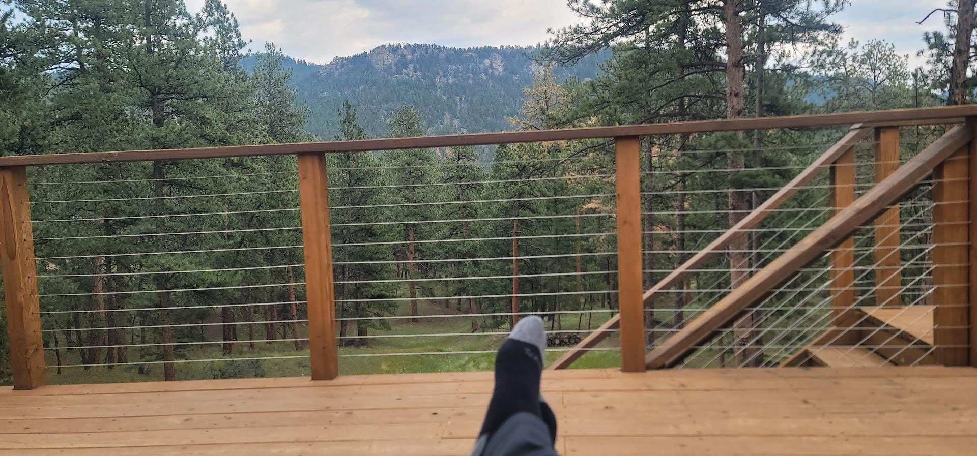 Relaxing on the Deck.